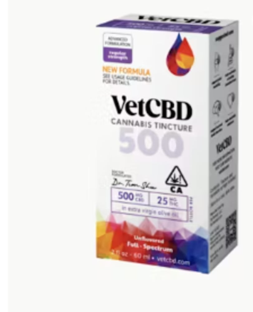 20:1 CBD Tincture [2oz] (500mg CBD/25mg THC)