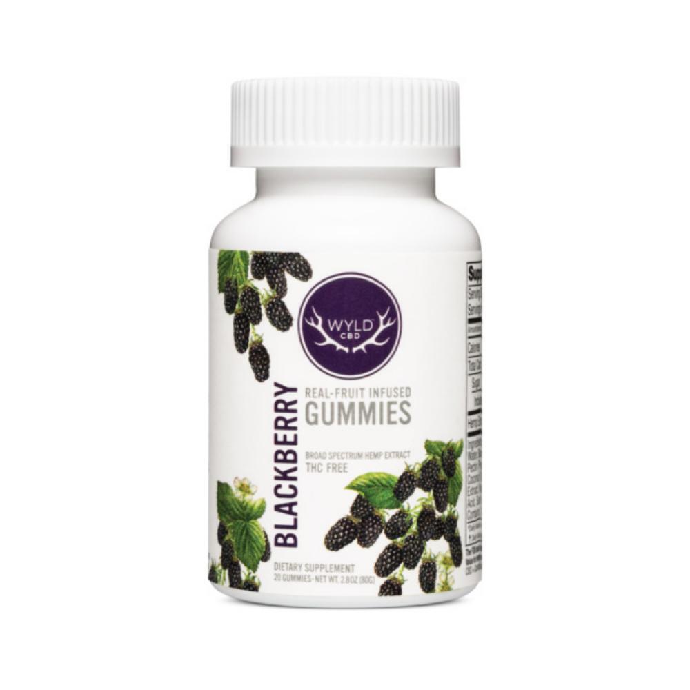 500mg Blackberry CBD Gummies | 20-pack