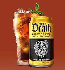 ACC Liquid Death Tea Sweet Reaper Can 19.2oz