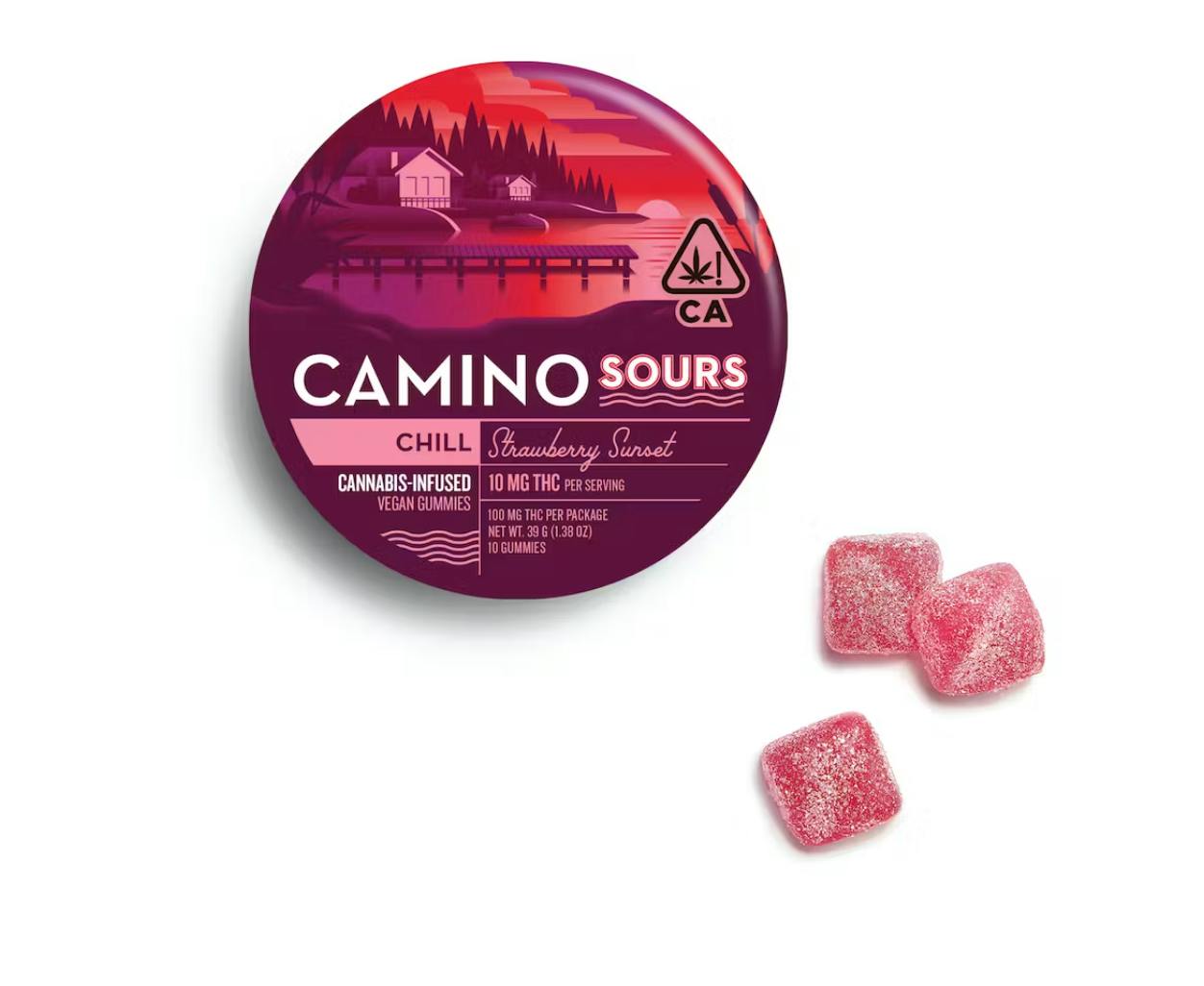 'Chill' Strawberry Sunset [10pk] (100mg THC)