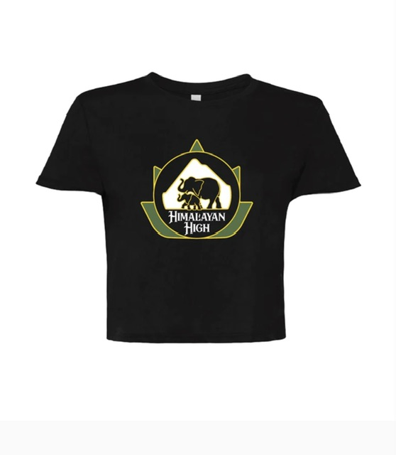 Ladies' Flowy Cropped Himalayan High T-Shirt