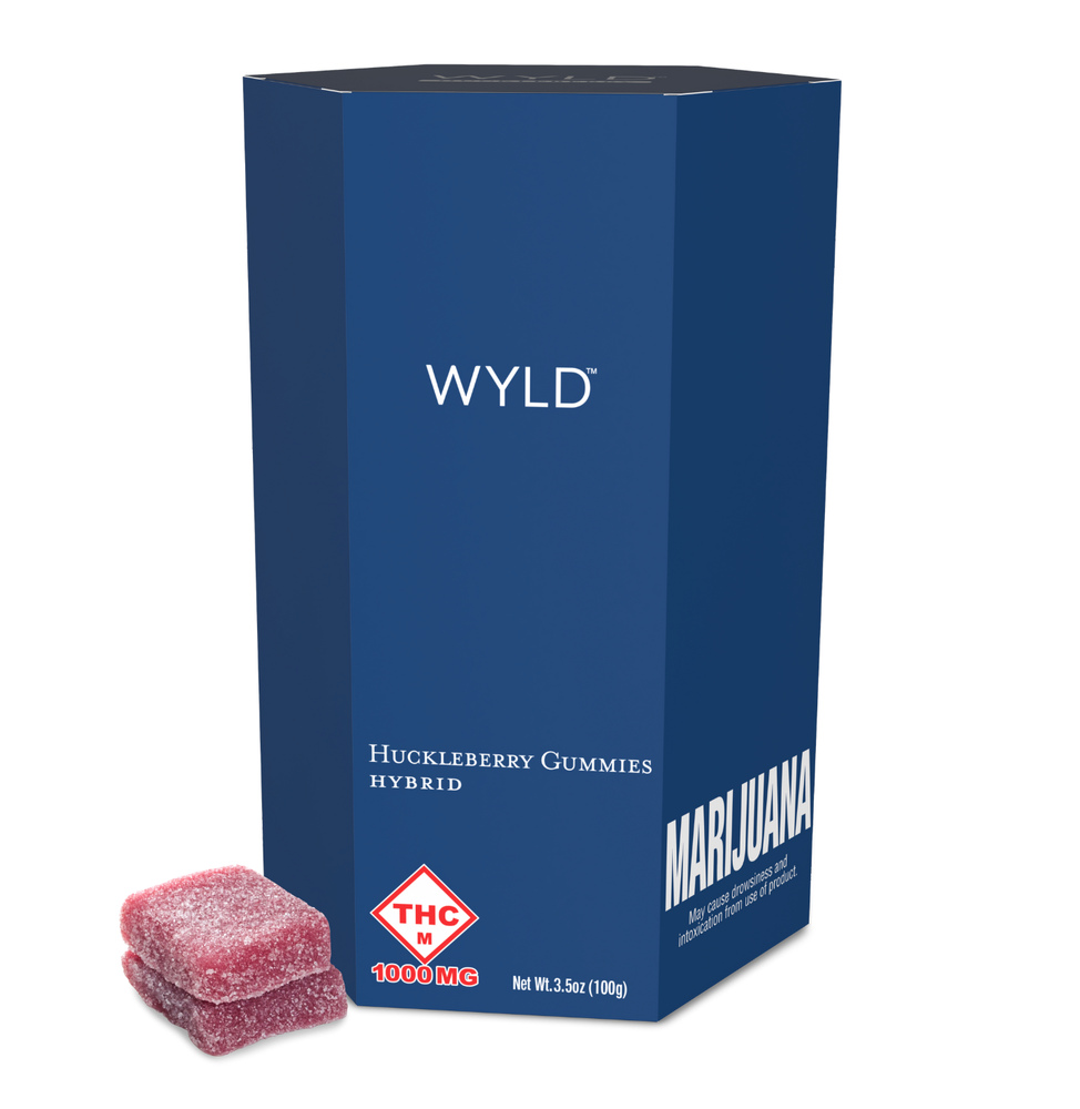 *High Dose* Huckleberry Hybrid Enhanced Gummies | 1000mg