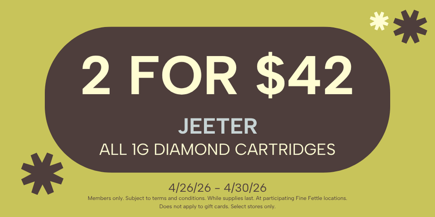 Jeeter 1g Diamond Cartridges | 2+ for $21 each special