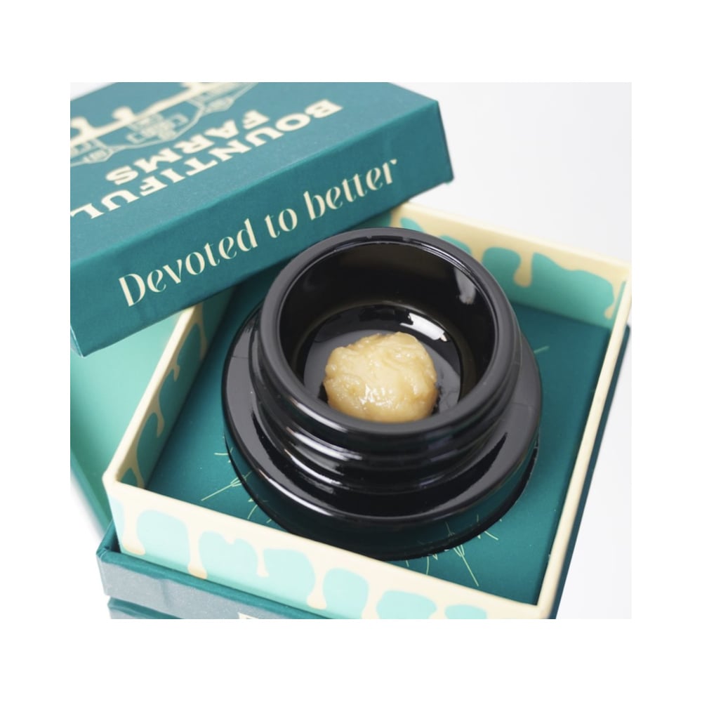 Bountiful Farms  Papaya Slapper Premium Live Hash Rosin