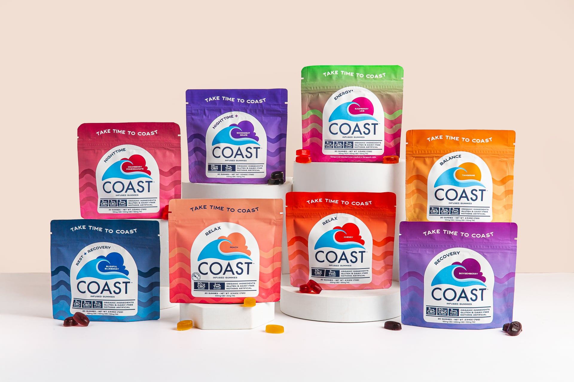 Coast Cannabis Gummies - 2 for $20 special