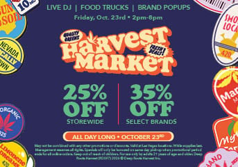 Deep Roots Harvest - Mesquite Marketing Banner
