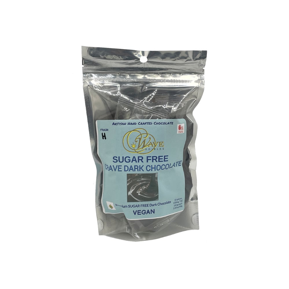 Shop Sugar Free Crave Dark Chocolate [10pk] (100mg) | Dockside