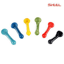 Swirl Glass Hand Pipe - Assorted Colors - 3.5"