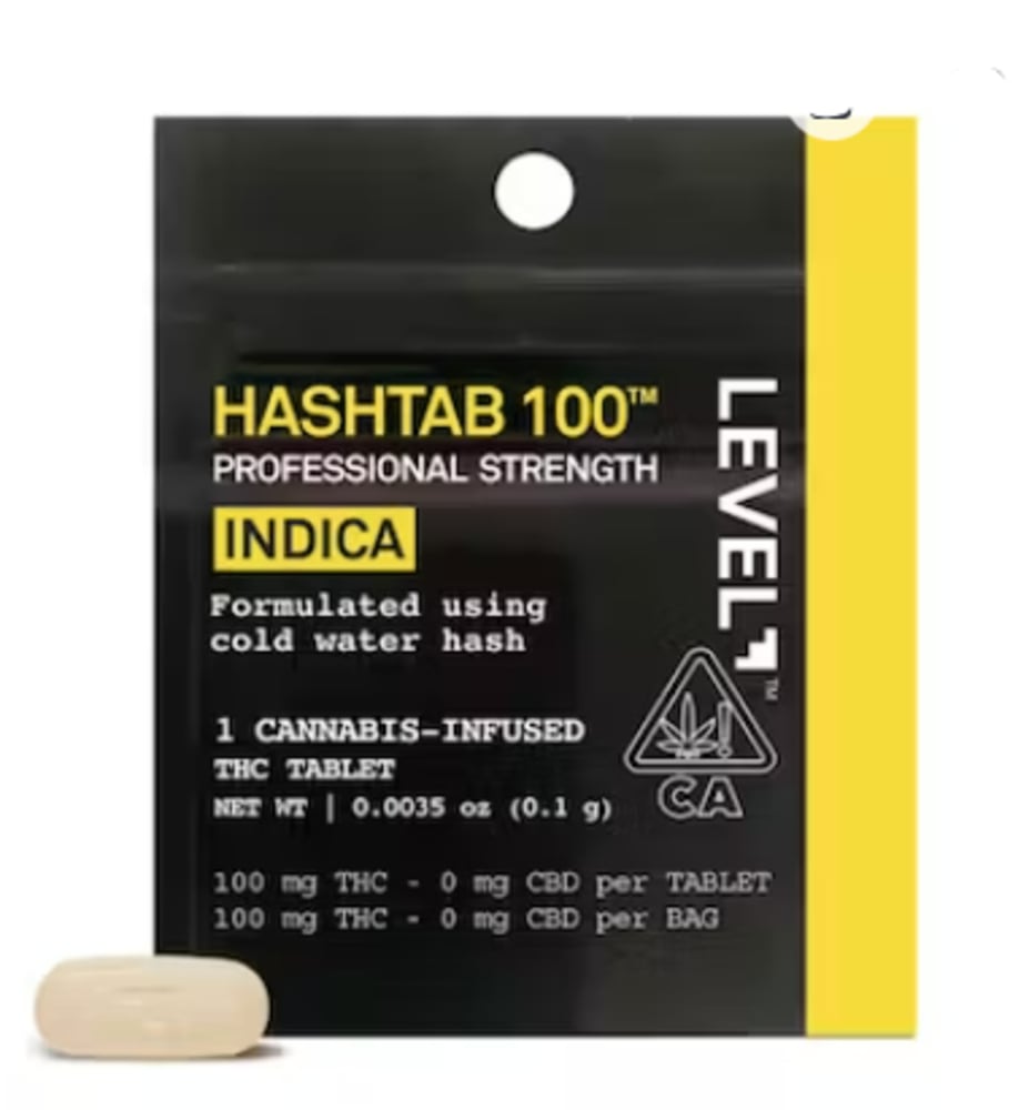 HASHTAB 100 Indica [10pk] (1000mg)