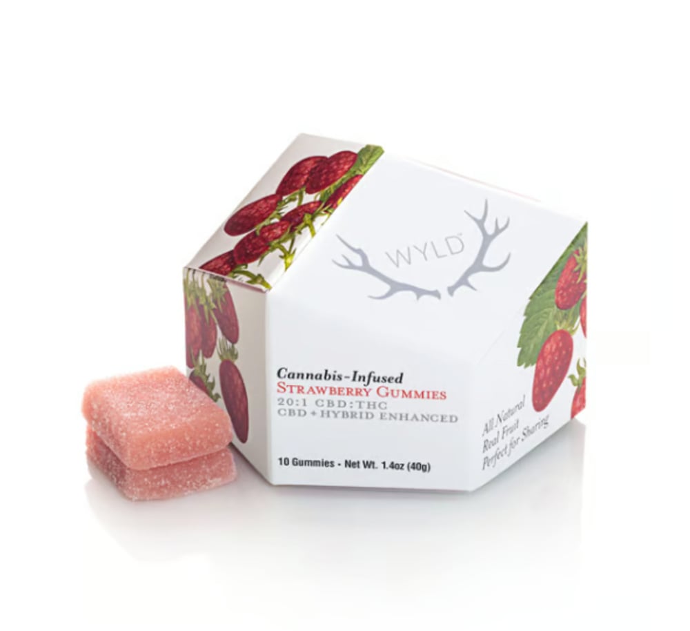 Strawberry 20:1 CBD + Hybrid Enhanced Gummies | 200mg CBD:10mg THC
