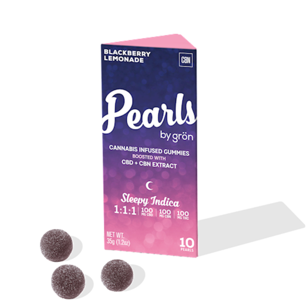 1:1:1 Blackberry Lemonade Pearls - Sleepy Indica (100mg CBD/ 100mg CBN/ 100mg THC)