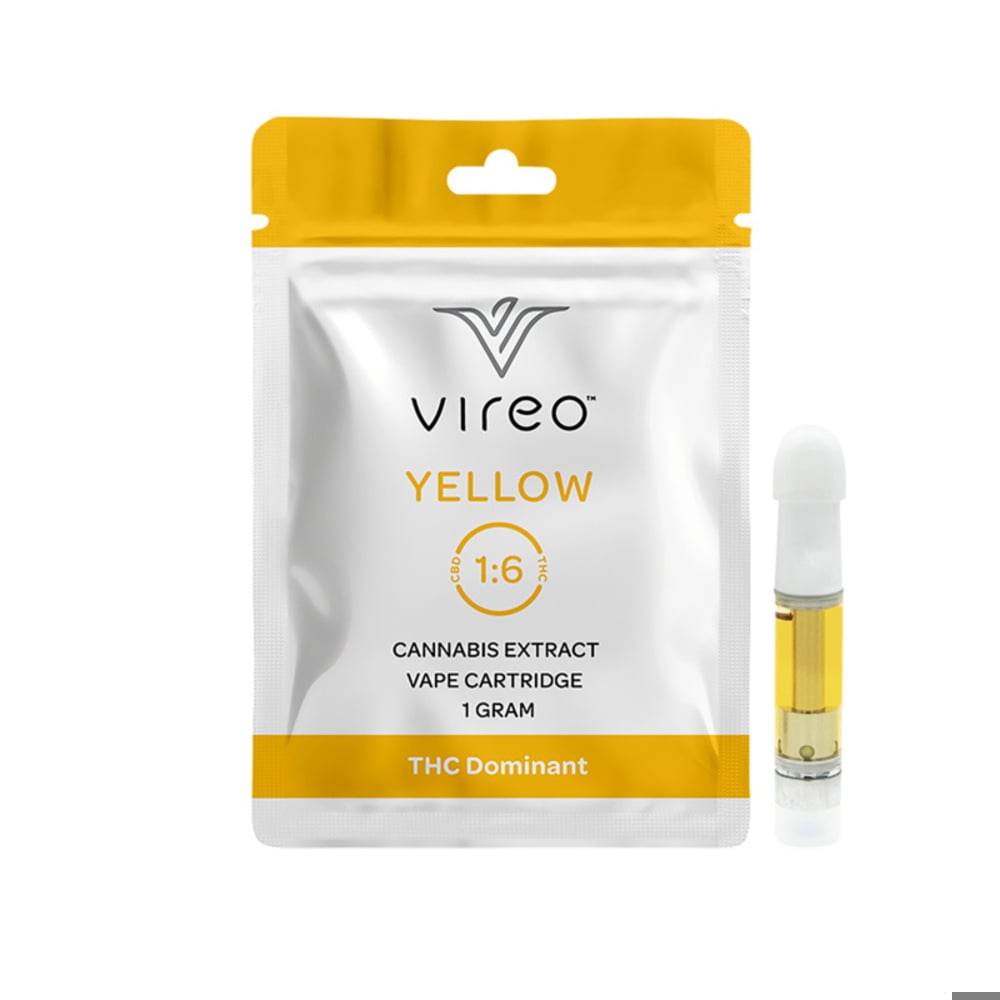 Yellow Distillate Vaporizer Cartridge [1000mg]