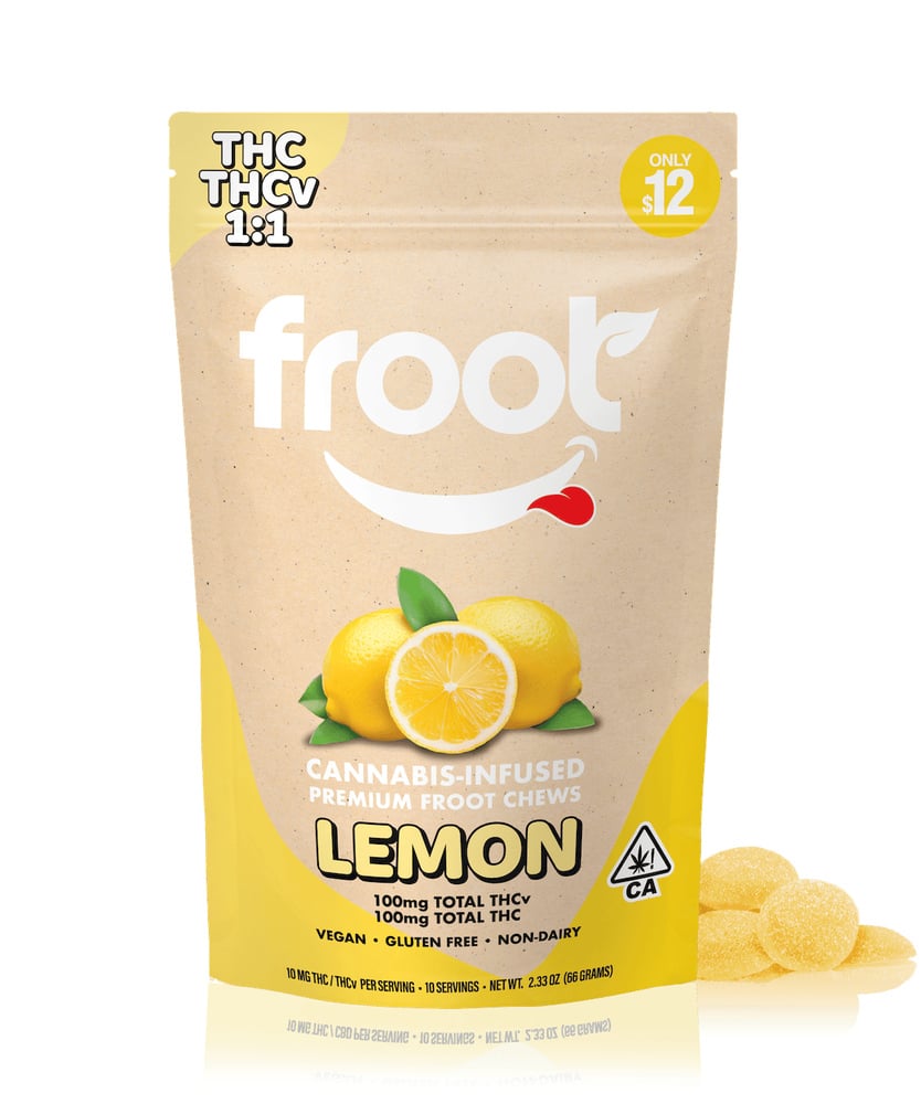 1:1 Lemon [10pk] (100mg THC/100mg THCV)