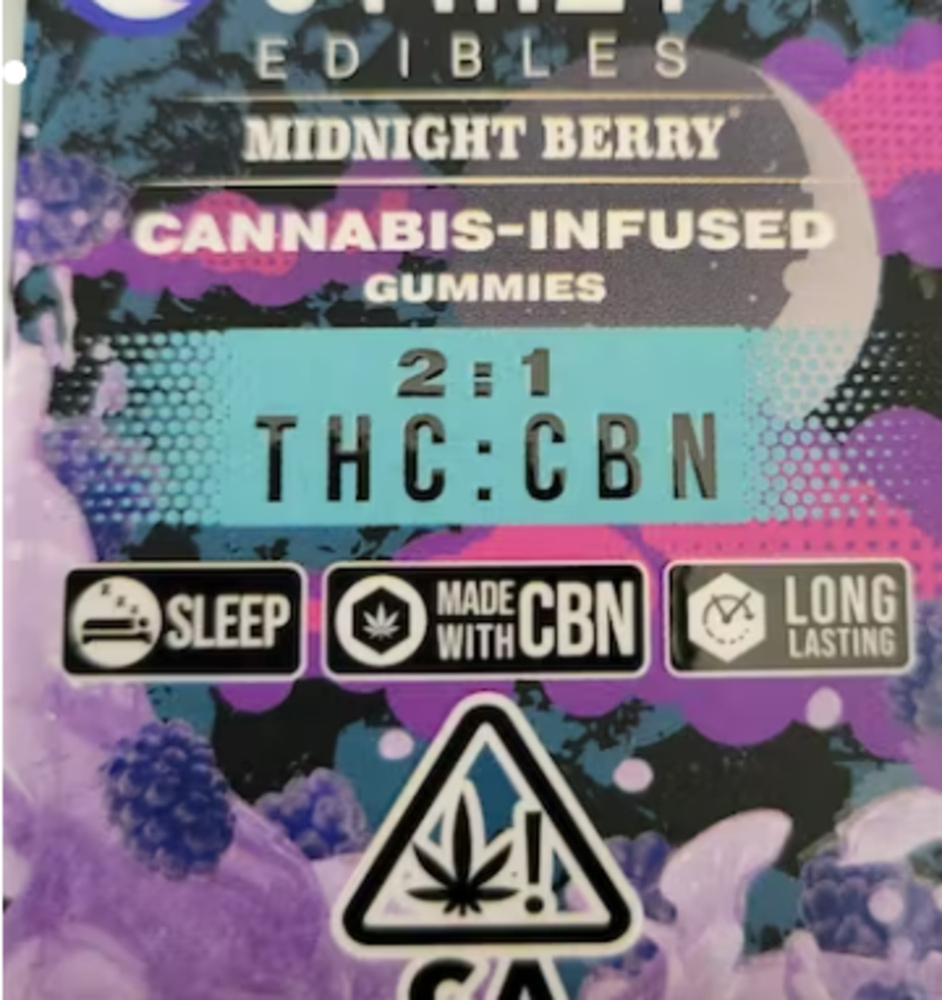Midnight Berry 2:1 [10pk] (100mg THC/50mg CBN)