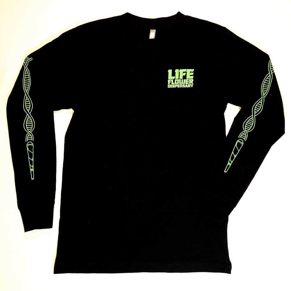 Logo Long Sleeve - Black/Green