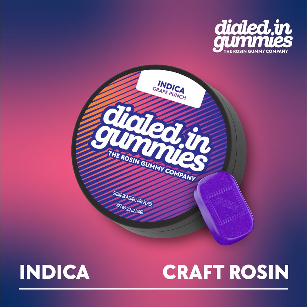 100mg - Grape Punch - Rosin Gummies (10pk)