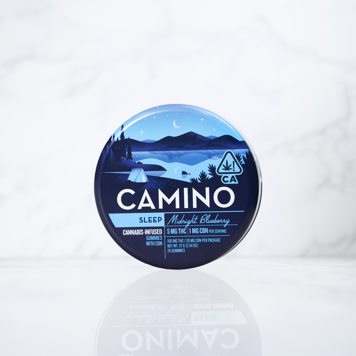 CAMINO - MIDNIGHT BLUEBERRY - SLEEP GUMMY - 5:1 THC/CBN - (20PK) - [100MG]