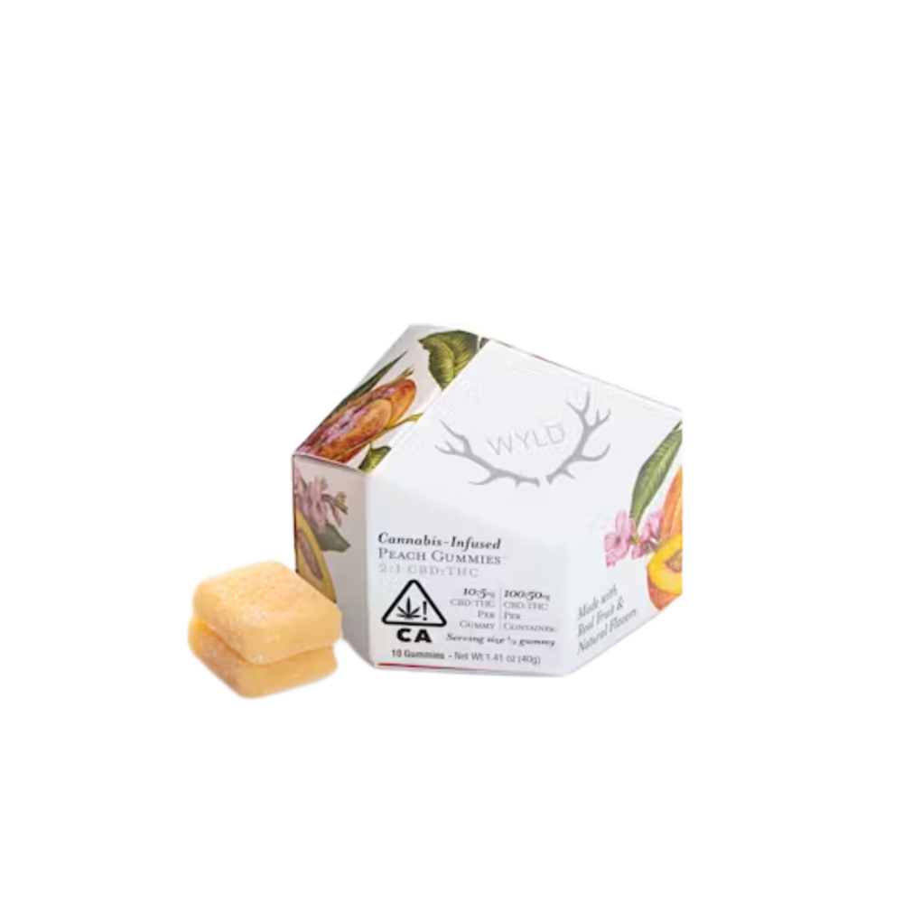 Peach 2:1 CBD + Hybrid Enhanced Gummies | 100:50mg