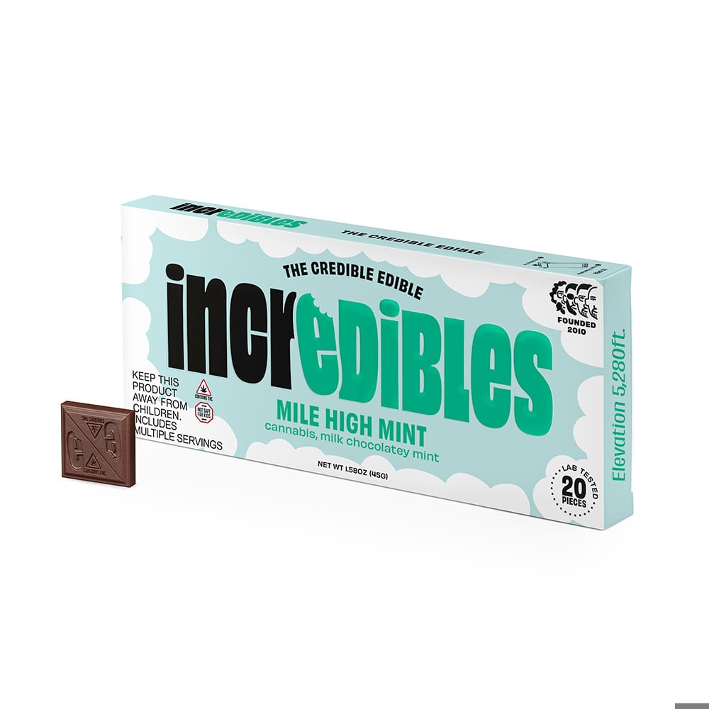 Incredibles - Mile High Mint Bar (100mg 20pk)