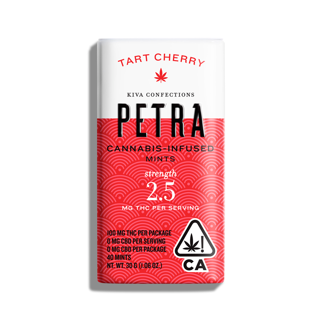 KIVA - Petra Tart Cherry 100mg (Sugar Free)