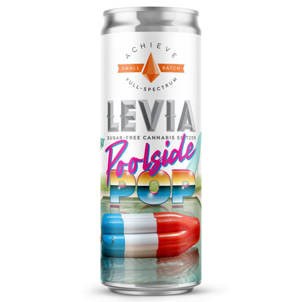 Levia - Achieve Poolside Pop Sativa Seltzer (5mg) product photo