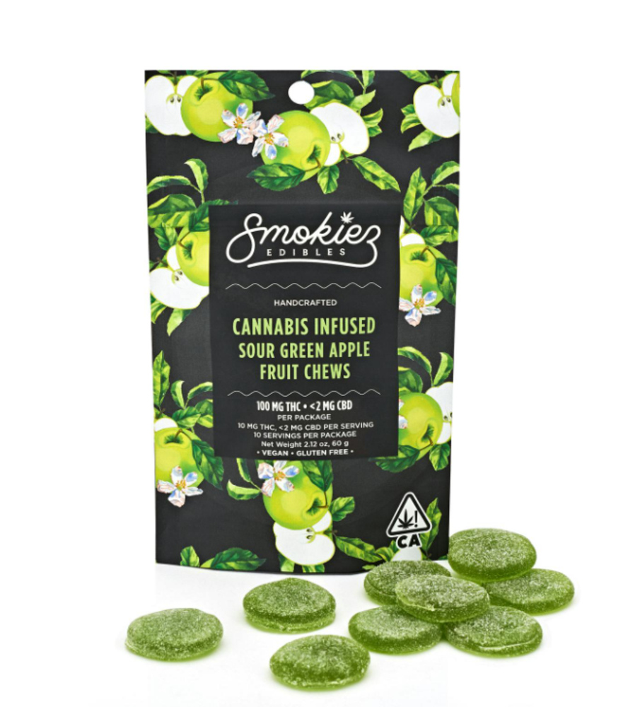 1:1 Sour Green Apple [10pk] (100mg CBG/100mg THC)