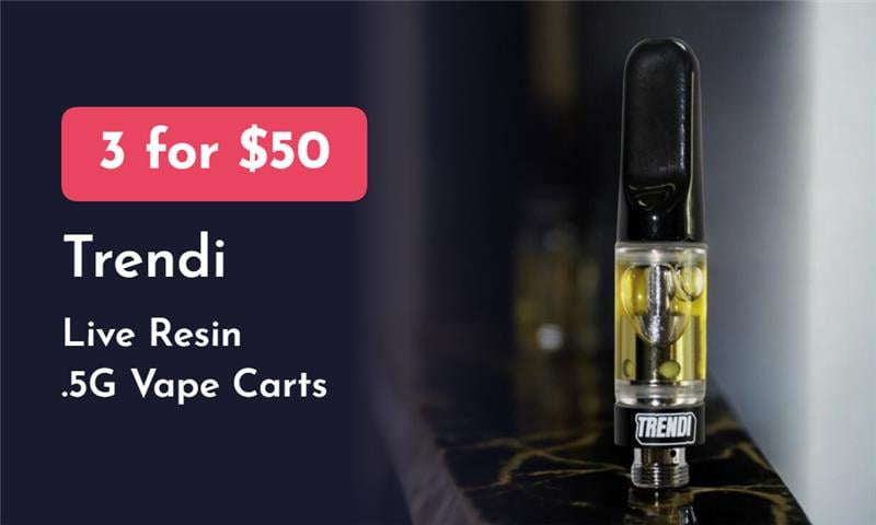 3 for $50 Trendi Cartridges special