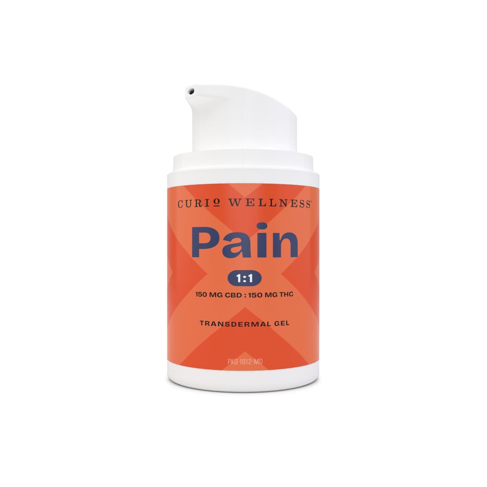 Pain Transdermal Gel 1:1 (150mg CBD/150mg THC)