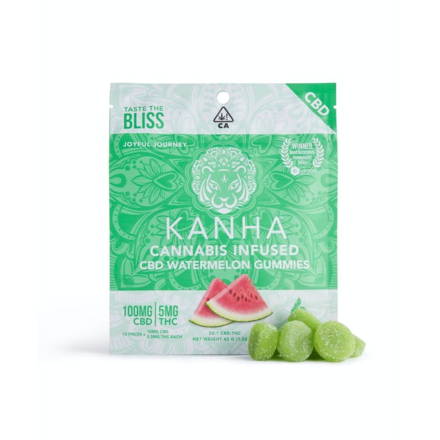 20:1 Watermelon [10pk] (200mg CBD/10mg THC)