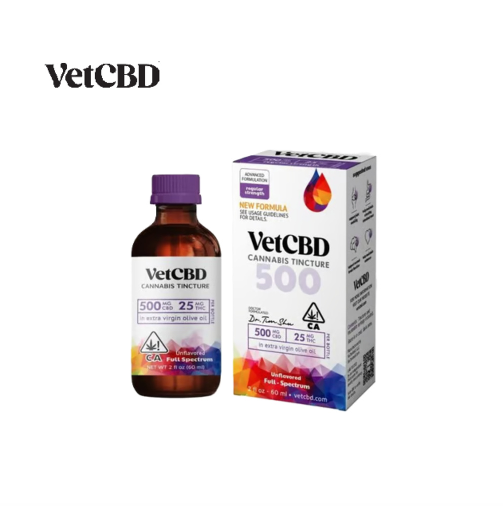 REGULAR STRENGTH 500MG CBD 25MG THC 2OZ TINCTURE