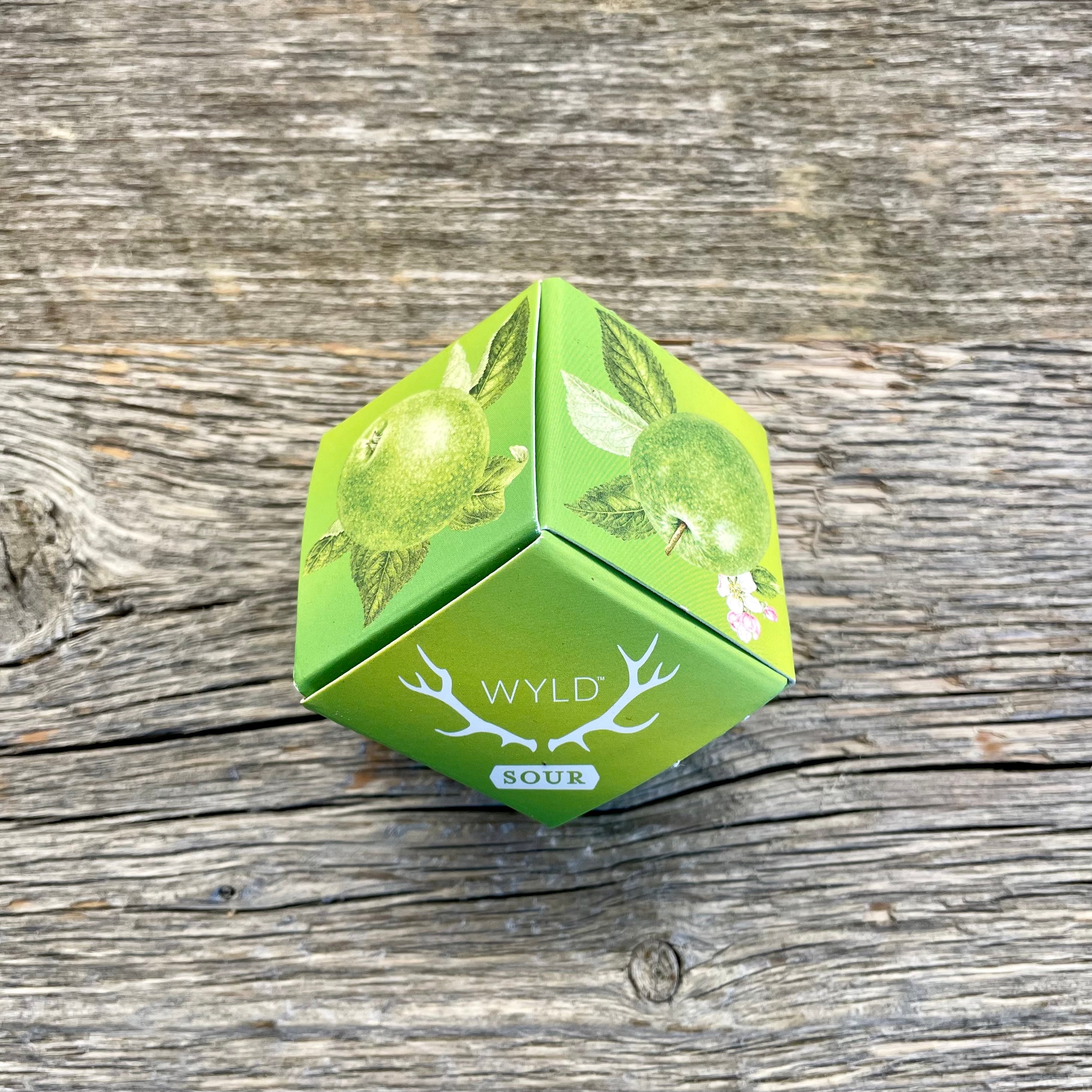 SOUR APPLE SATIVA GUMMIES 10PC 100MG