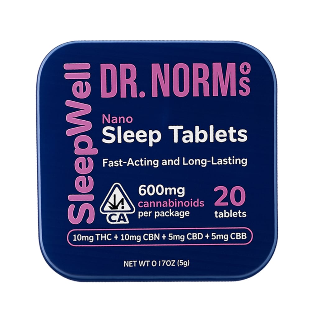 SleepWell Nano [2pk] (10mg CBD/20mg THC/20mg CBN/10mg CBG)