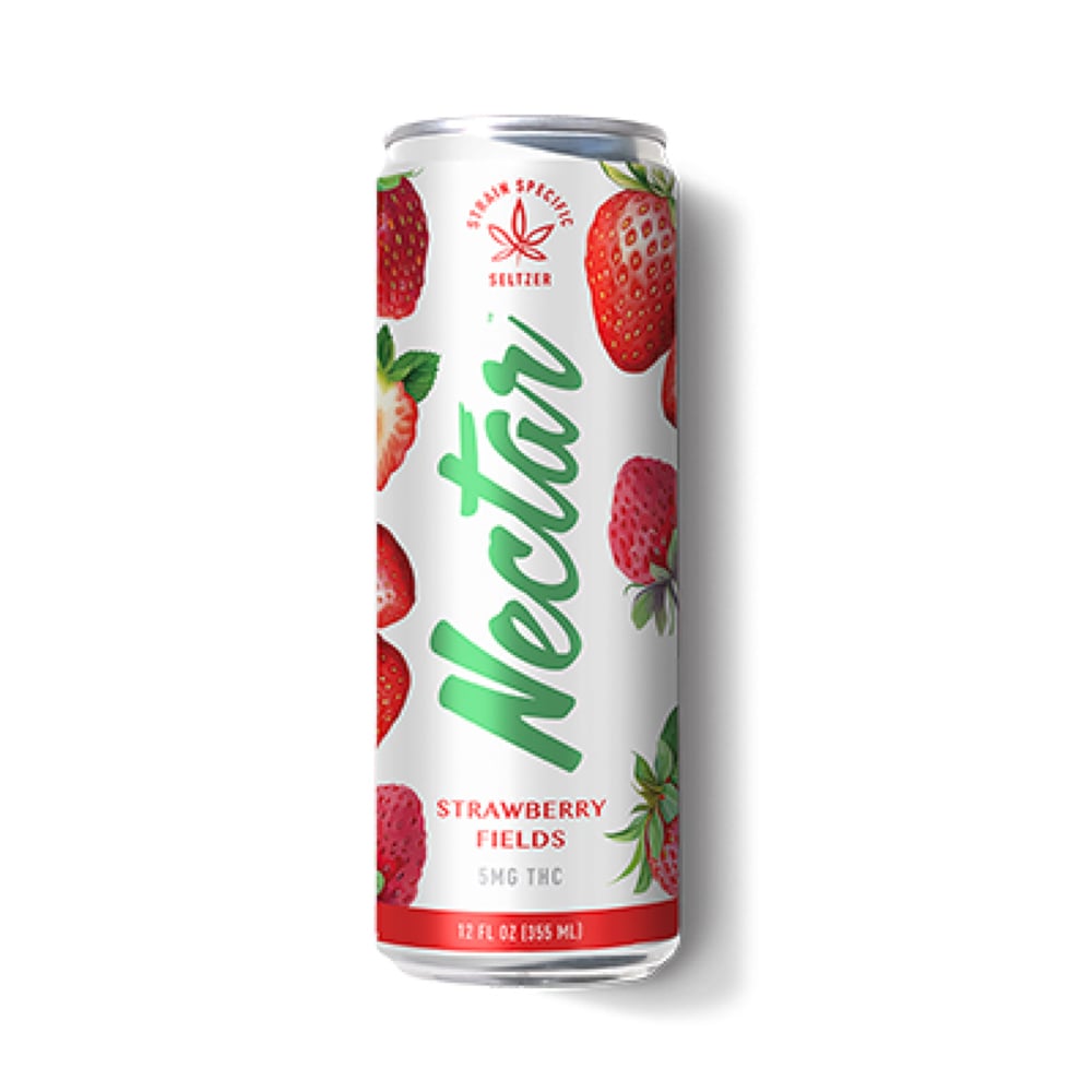 Nectar - Strawberry Fields Seltzer (5mg) [12oz]