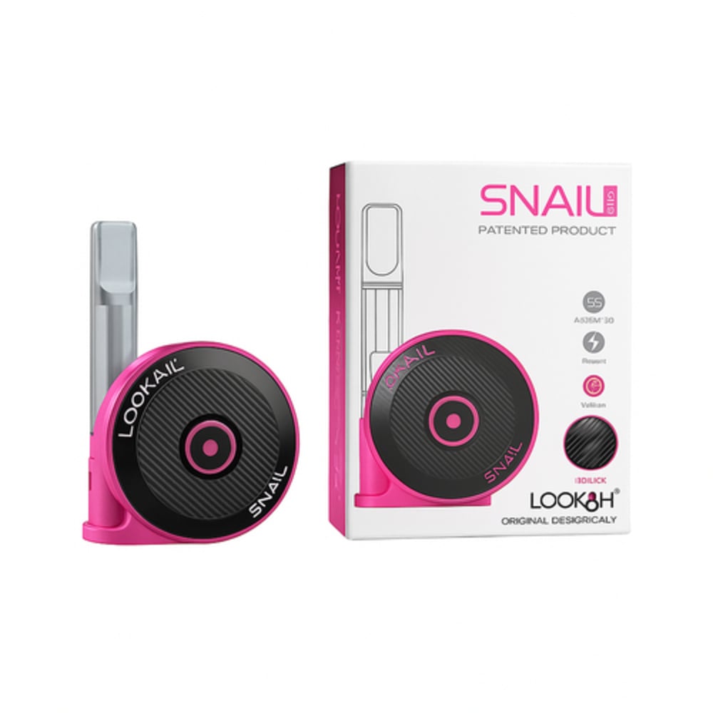 snail battery vape Shop 2.0 Variable Voltage - Pink | Green Goods Flavours:Packin' Peach Berry type_vape pen The Blu Spot Smoke