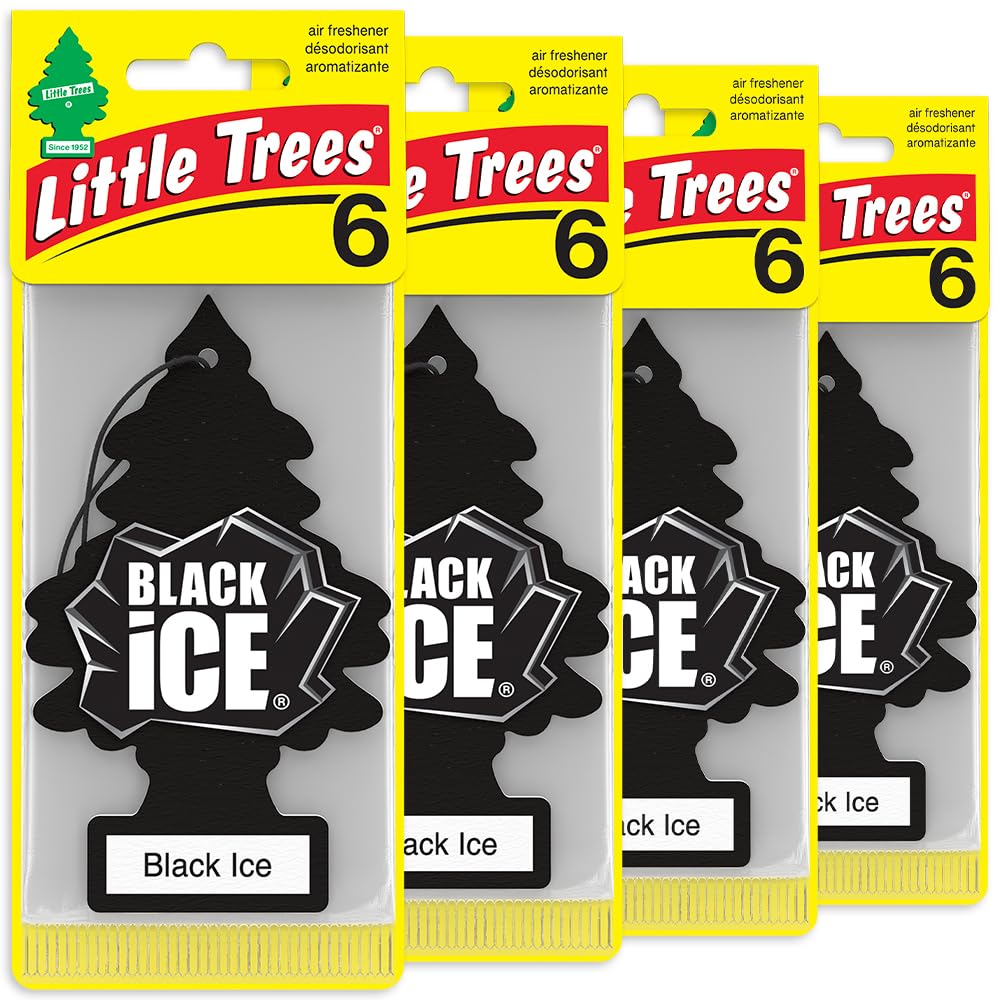 Air Freshener 6pk Black Ice