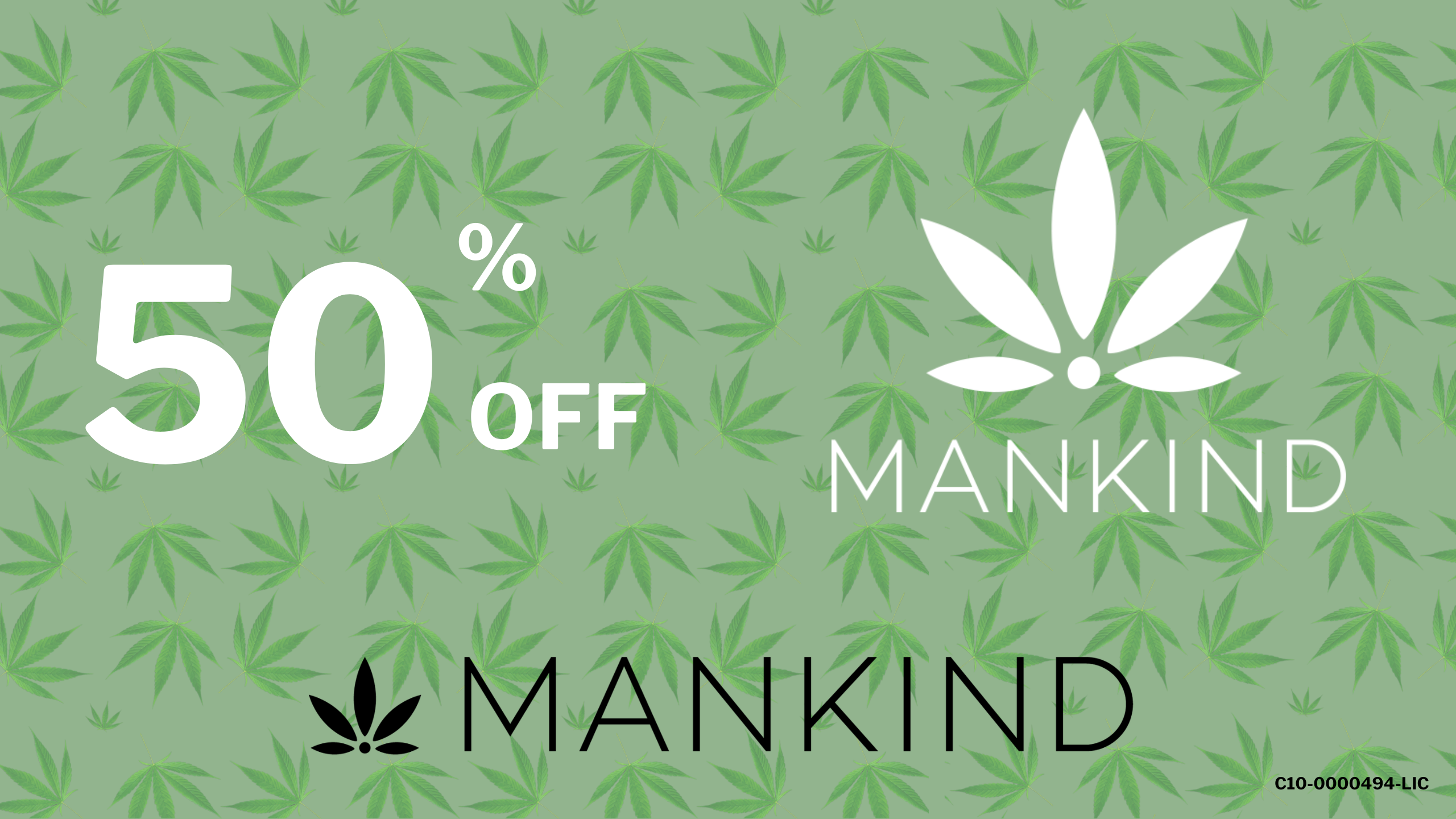 MANKIND - 50% OFF! special