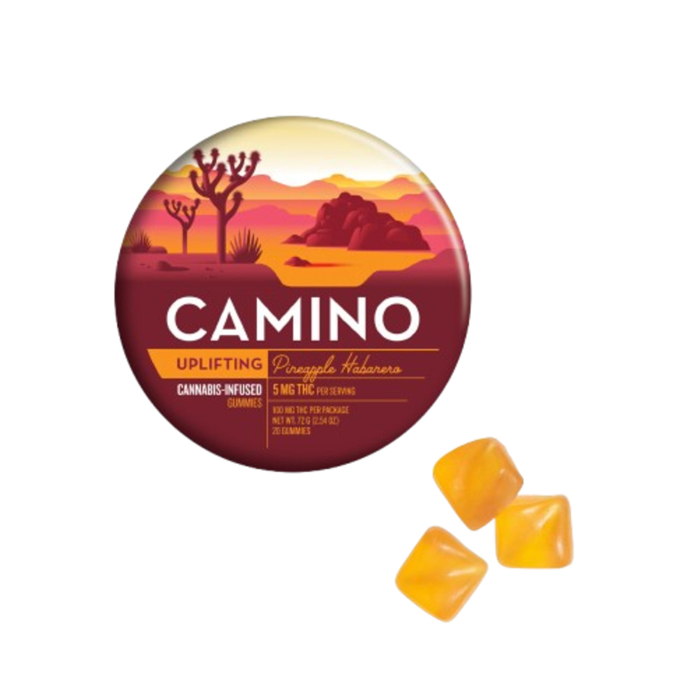 5mg Camino 'Uplifting' Pineapple Habanero Gummies 100mg THC total