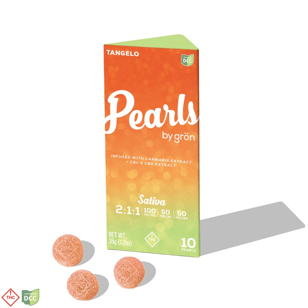 2:1:1 Tangelo Pearls - Sativa (100mg THC/50mg CBC/50mg CBG) 2:1:1 Tangelo Pearls - Sativa (100mg THC/50mg CBC/50mg CBG)