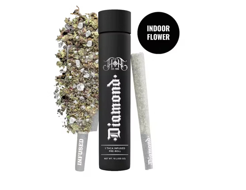 CAM: Kosher Kush | Indica - ULTRA Diamond Infused Pre-Roll - 1G Joint