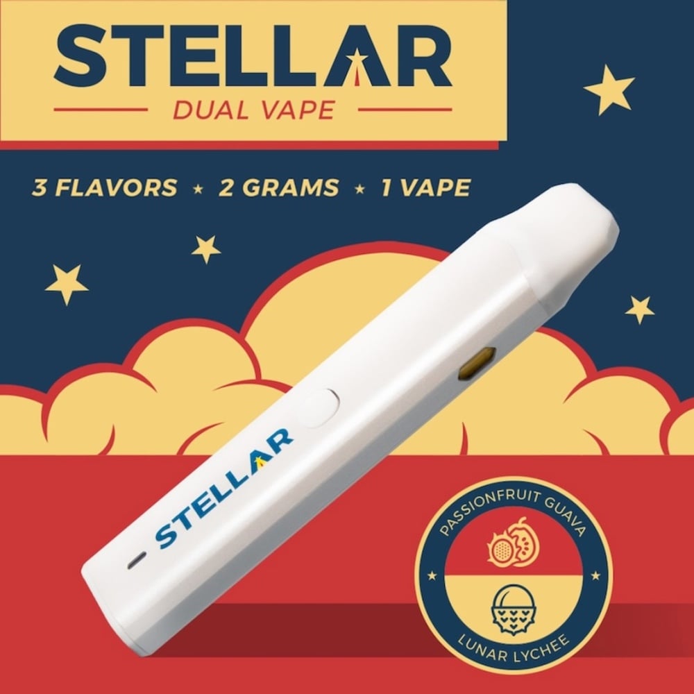 Stellar - Passionfruit Guava x Lunar Lychee Dual Vape (2g)
