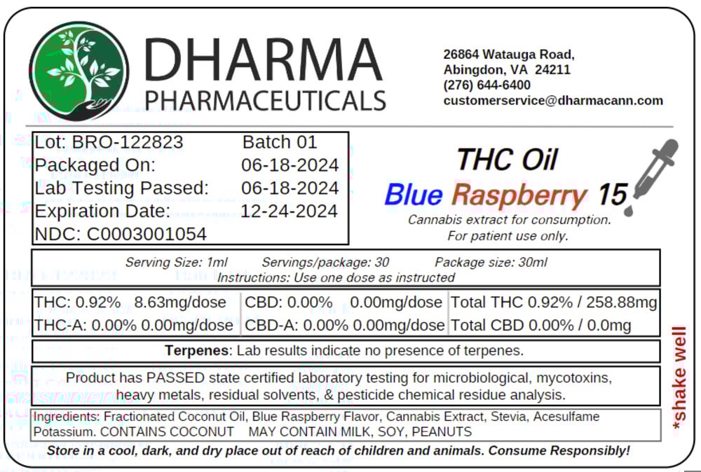 Blue Raspberry 15 [30ml]