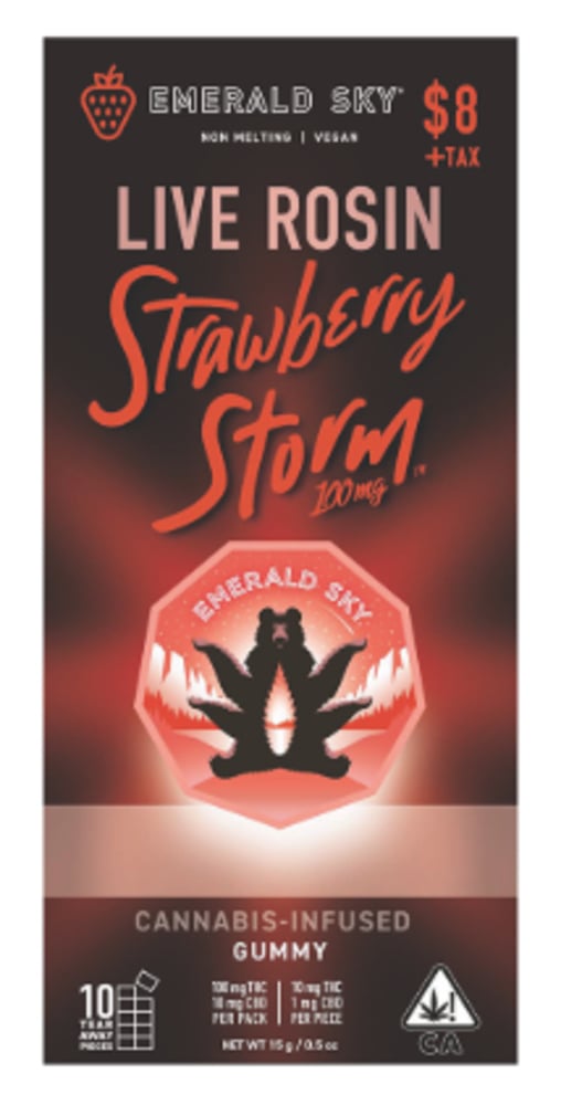 Live Rosin Strawberry Storm | 1pk/10mg - 100mg | Hybrid | Live Rosin Strawberry Storm | 1pk/10mg - 100mg | Hybrid |