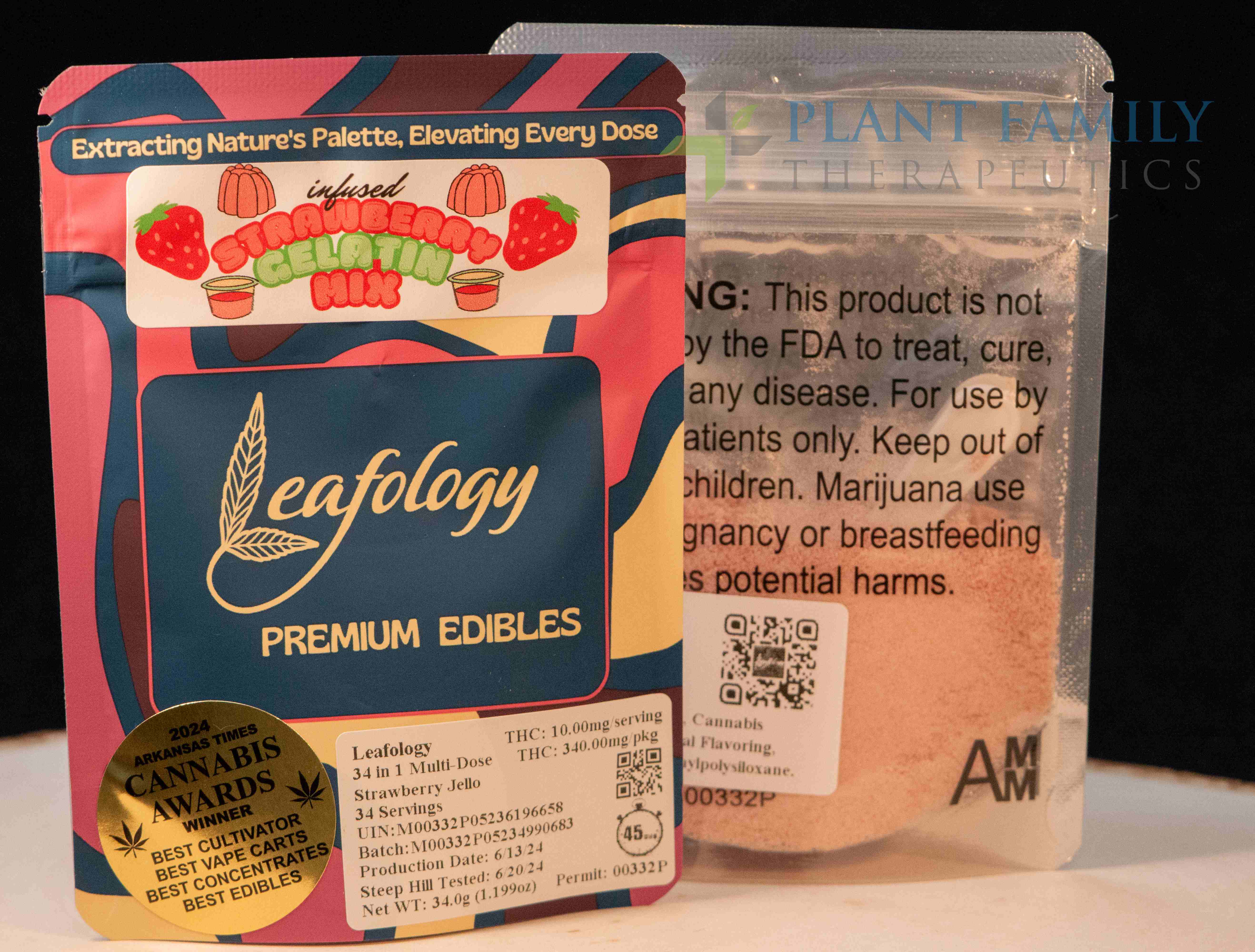 Shop 34-in-1 Multi Dose Strawberry Jello Mix [10pk] (340mg