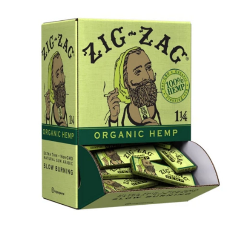 Zig Zag Organic Hemp Papers 1 1/4"