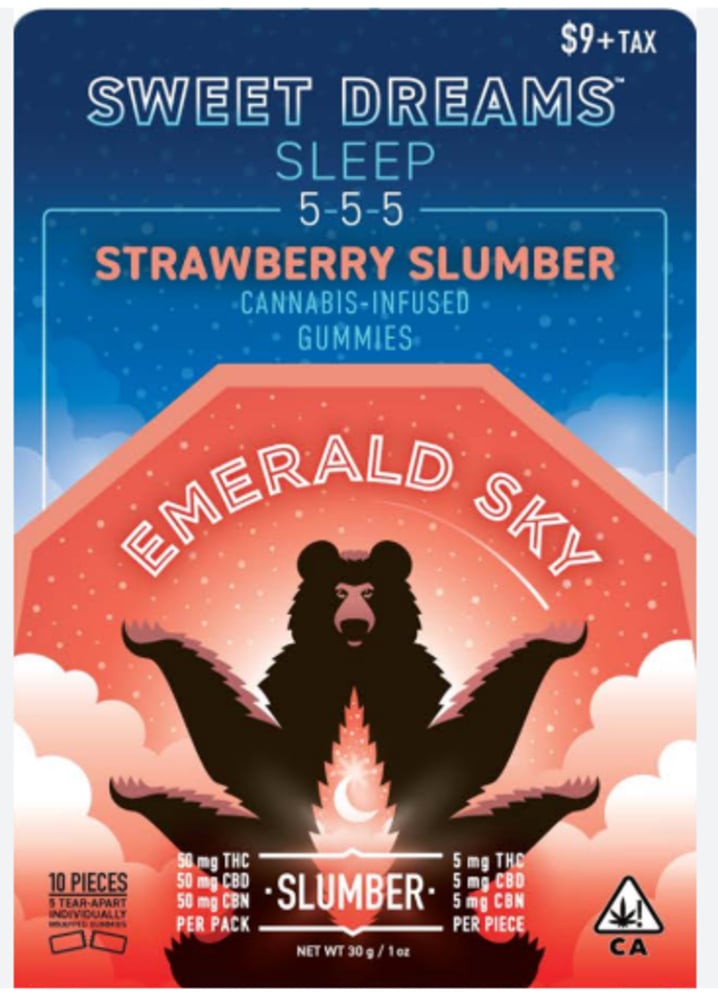 Sweet Dreams Strawberry Slumber [5pk] (50mg THC/50mg CBD/50mg CBN)