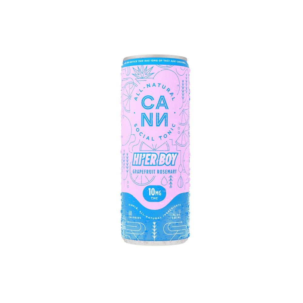CANN - Hemp-Derived Grapefruit Rosemary HI'ER Boy 12oz (10mg)