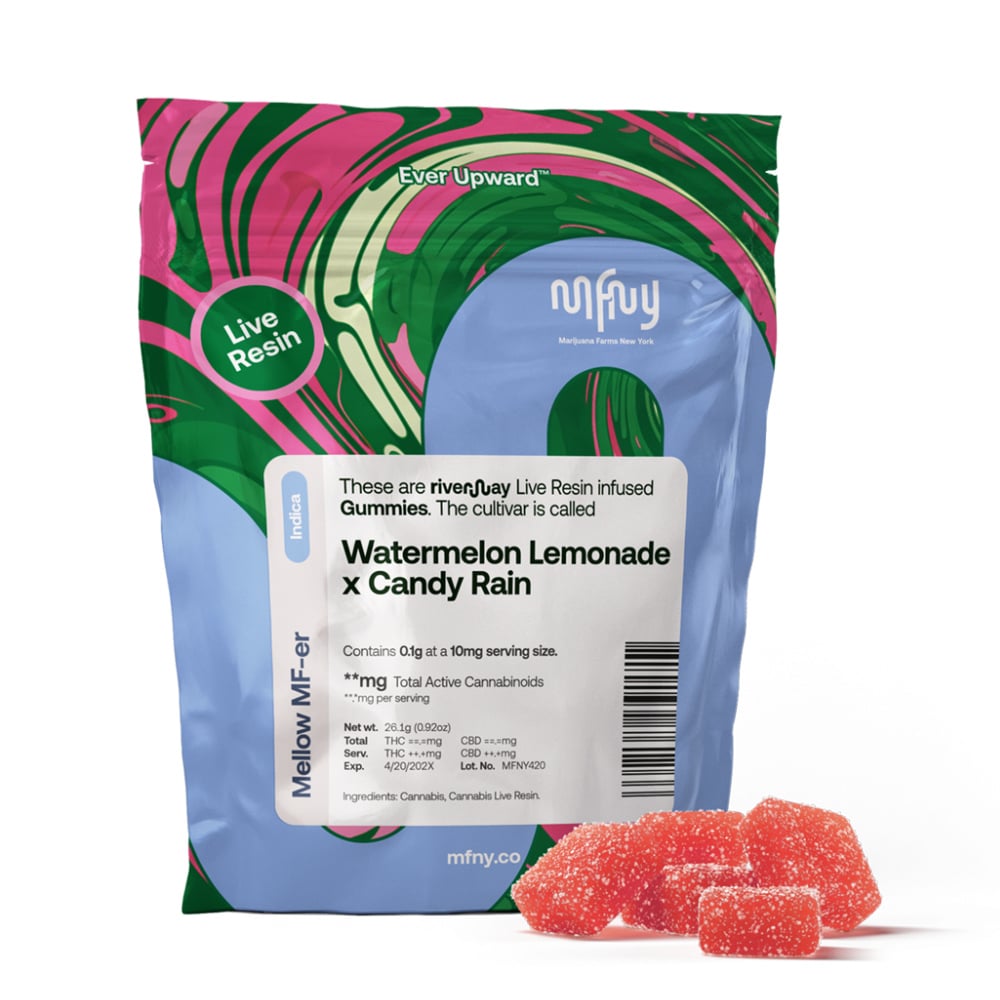 Watermelon Lemonade x Candy Rain | Live Resin Gummies | 10pk | 100mg