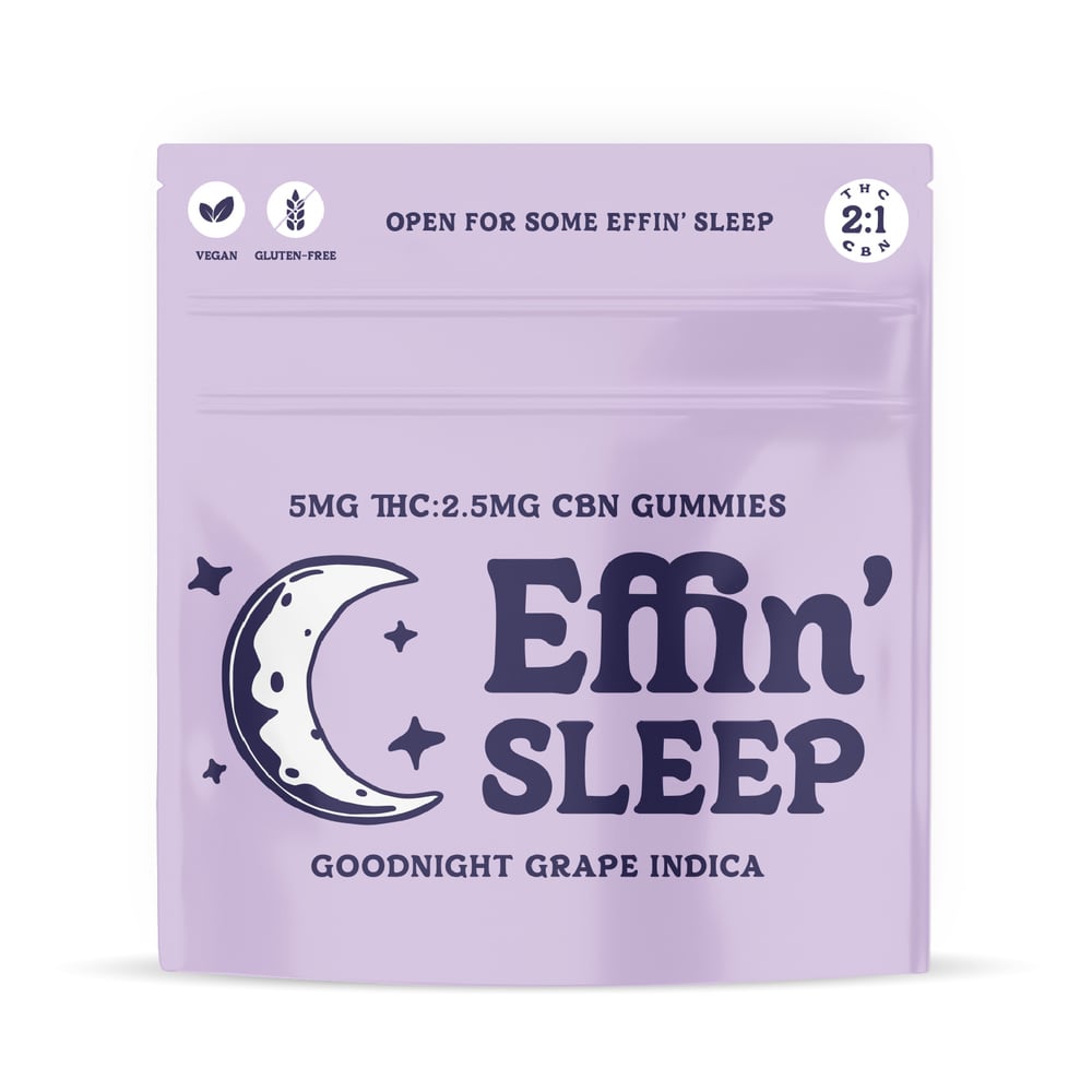 Effin' - Sleep Goodnight Grape Indica 2:1 Soft Chews (100mg 20pk)