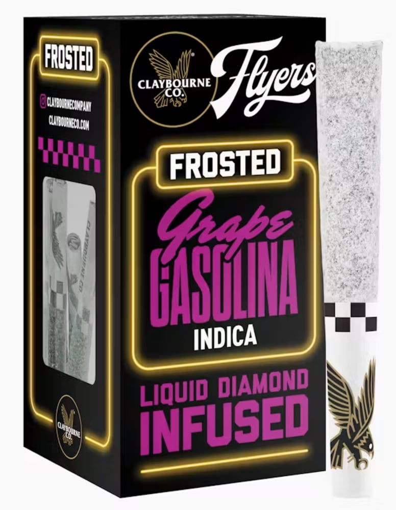 Grape Gasolina (2.5g) - Diamond Frosted Flyers Pre-Rolls Grape Gasolina (2.5g) - Diamond Frosted Flyers Pre-Rolls