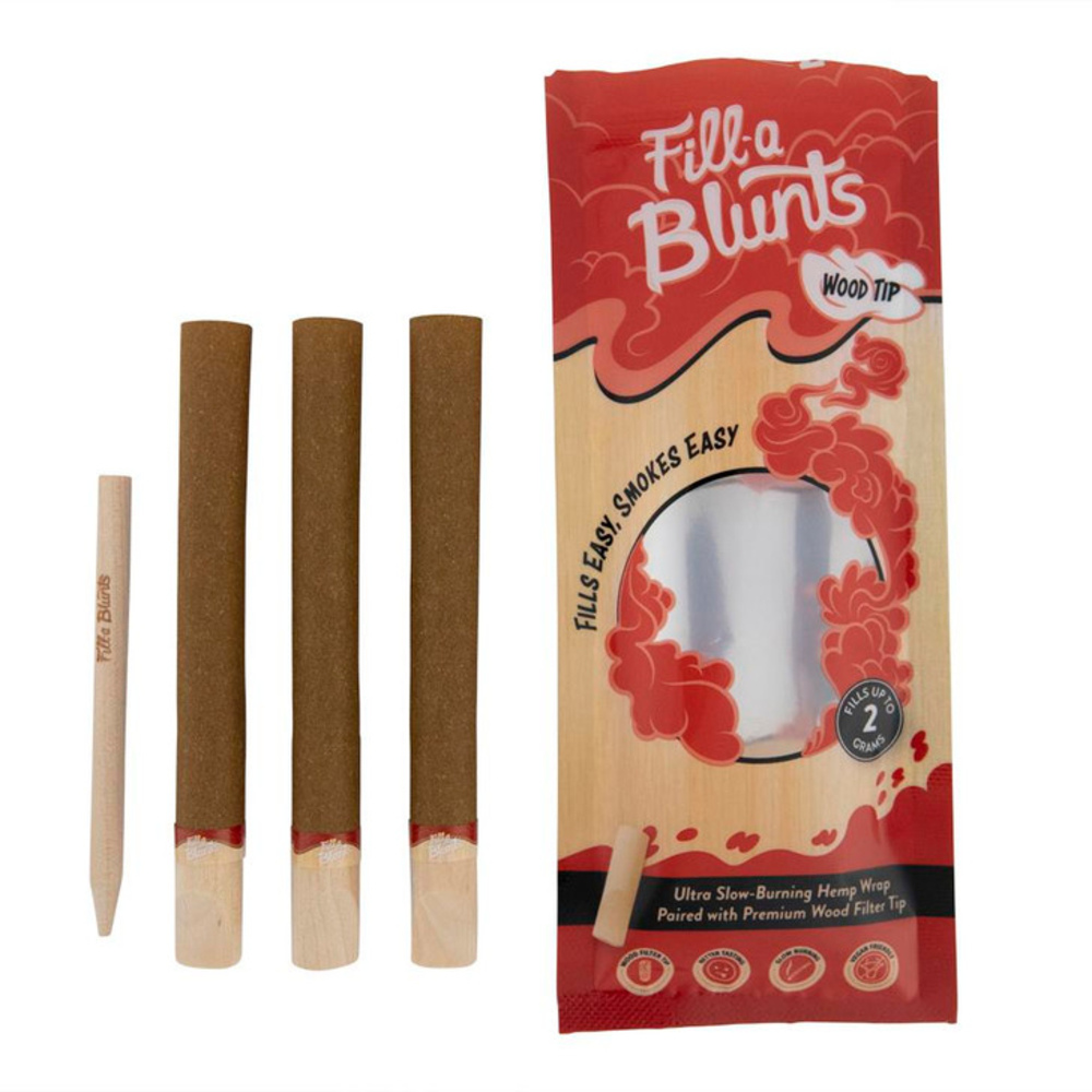 Hemp Wrap Tubes w Wood Filter Tips